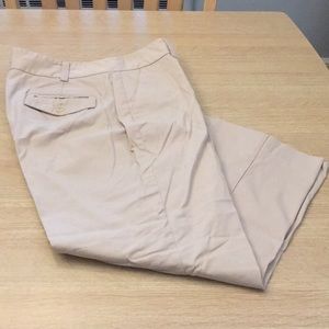 Express Tan Capris. Size 8